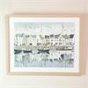 FRAMED PRINT HARBOUR LIFE/DOCKSIDE 40X50CM 2 ASST