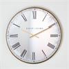 MURANO MIRRORED WALL CLOCK GOLD 50CM