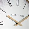 MURANO MIRRORED WALL CLOCK GOLD 50CM