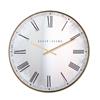 MURANO MIRRORED WALL CLOCK GOLD 50CM