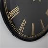 PESARO WALL CLOCK GOLD/BLACK 36CM