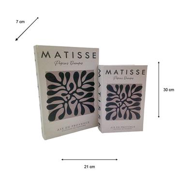 S/2 BOOK BOX MATISSE