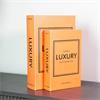 S/2 BOOK BOX LUXURY