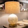 CAPIZ BALL TABLE LAMP NATURAL 60CM
