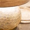 CAPIZ BALL TABLE LAMP NATURAL 60CM