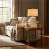 TABITHA GLASS TABLE LAMP 72CM
