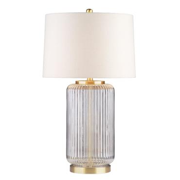 TABITHA GLASS TABLE LAMP 72CM