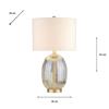AMIA GLASS TABLE LAMP 62CM