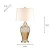 AMIA GLASS TABLE LAMP 76CM