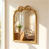 CLAYTON MIRROR WITH BOW 50CM GOLD