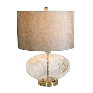 KYRA TABLE LAMP CLEAR GLASS 57CM