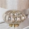 KYRA TABLE LAMP MERCURY GLASS 57CM