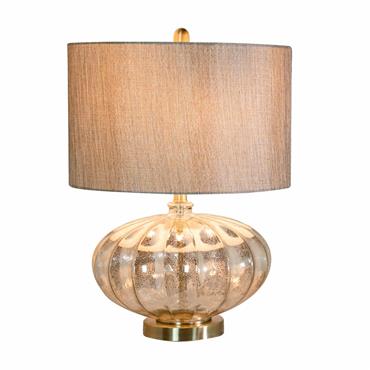 KYRA TABLE LAMP MERCURY GLASS 57CM