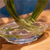 REAL TOUCH CALLA LILLIES VASE WITH FAUX WATER 29CM