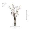 REAL TOUCH MAGNOLIA VASE WITH FAUX WATER 97CM