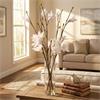 REAL TOUCH MAGNOLIA VASE WITH FAUX WATER 97CM