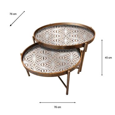 ALYA S/2 COFFEE TABLES