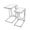 FRANKLIN S/2 SOFA TABLES SILVER