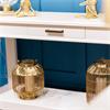 SCROLL IVORY 150CM SIDEBOARD TABLE W/DRAWER