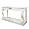 SCROLL IVORY 150CM SIDEBOARD TABLE W/DRAWER