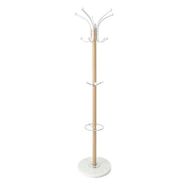 COLTON HAT & COAT STAND OAK/WHITE