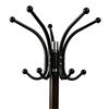 COLTON HAT & COAT STAND DARK OAK/BLACK