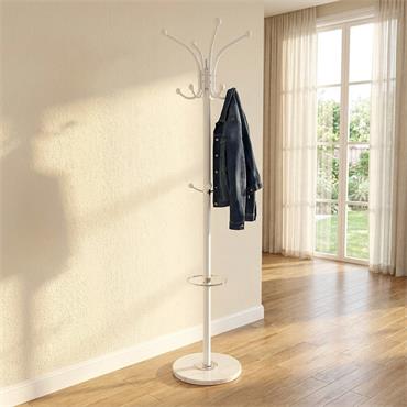 COLTON HAT & COAT STAND WHITE