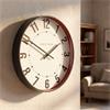 BAKER AND BROWN CLOCK SORRENTO RED 40CM