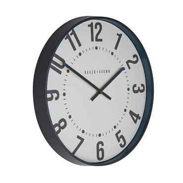 BAKER AND BROWN CLOCK SORRENTO BLUE 40CM