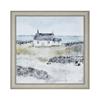 FRAMED PRINT HIGHLAND COTTAGE 80X80CM