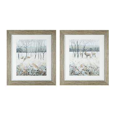 FRAMED PRINT ASH FOREST/OAK WOODLANDS 2 ASST