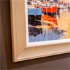 FRAMED PRINT HARBOUR GLOW/GOLDEN COVE 50X50CM