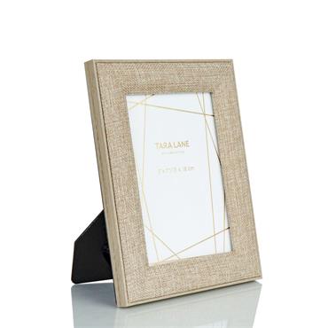 BEIGE LINEN PHOTO FRAME 5X7
