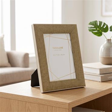 OLIVE LINEN PHOTO FRAME 5X7