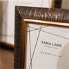 STANFORD WALNUT/GOLD PHOTO FRAME 4X6