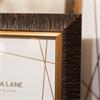 STANFORD WALNUT/GOLD PHOTO FRAME 4X6