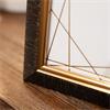 STANFORD WALNUT/GOLD PHOTO FRAME 4X6