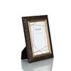 STANFORD WALNUT/GOLD PHOTO FRAME 4X6