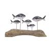 FISHES ON STAND SCULPTURE