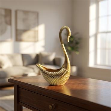 SWAN FIGURINE 33CM