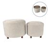 IVY S/2 TRAY TABLE STOOLS SAND