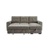 Tullamore Corner Group Sofa Bed Grey