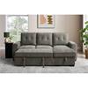 Tullamore Corner Group Sofa Bed Grey