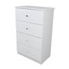 Emmett Grey 4 Deep Drawer Midi Chest