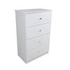Emmett Grey 4 Deep Drawer Midi Chest