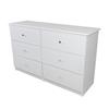 Emmett Grey 3+3 Deep Drawer Long Chest