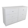 Emmett Grey 3+3 Deep Drawer Long Chest
