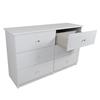 Emmett Grey 3+3 Deep Drawer Long Chest