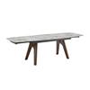 Veronica Extending Dining Table Rectangle 1800-2600Grey