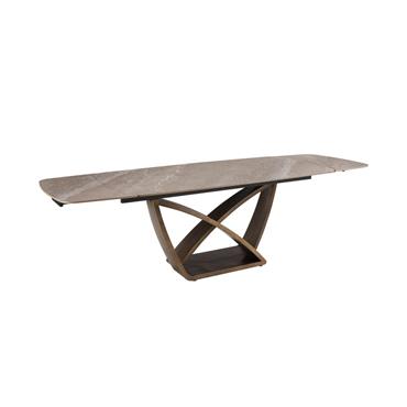 Vivian Extending Dining Table Rectangle 1800/2600Brown